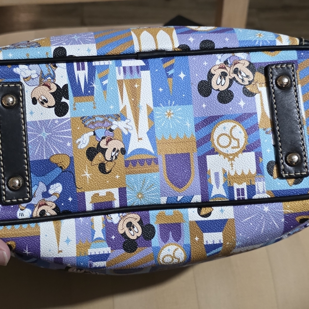 DOONEY AND BURKE DISNEY 50TH ANNIVERSARY HANDBAG PURSE TOTE Mickey & Minnie - Picture 4 of 10